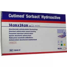 CUTIMED Sorbact hidroaktív kompressz 14x24 cm, 10 db