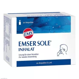 EMSER Sós oldatos inhalációs oldat porlasztóhoz, 20 db