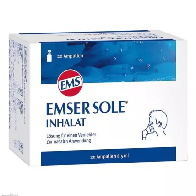 EMSER Sós oldatos inhalációs oldat porlasztóhoz, 20 db