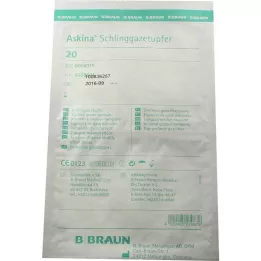 ASKINA Szilva-grit steril géztamponok, 20 db