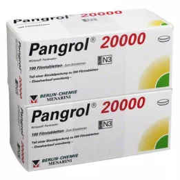 PANGROL 20 000 bélsavmentes bevont tabletta, 200 db