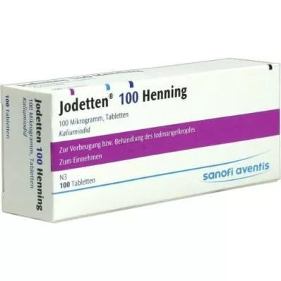 JODETTEN 100 Henning tabletta, 100 db