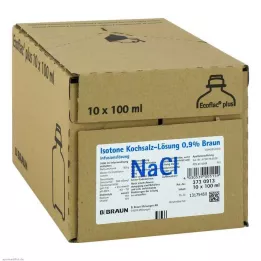 KOCHSALZLÖSUNG 0,9%-os Miniflac, 10X100 ml