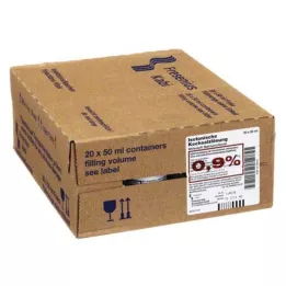 KOCHSALZLÖSUNG 0,9%-os Freka-Fl.Fresenius, 20X50 ml
