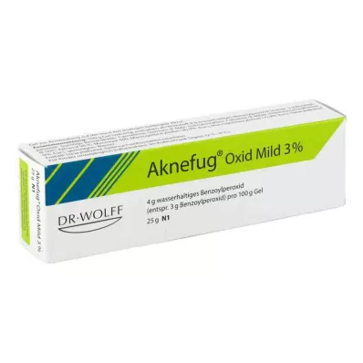 Enyhe akne fúga-oxid 3% (25 g) Enyhe akne fúga-oxid 3% (25 g)