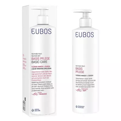 EUBOS FLÜSSIG piros w.fresh illatanyag adagolóval, 400 ml