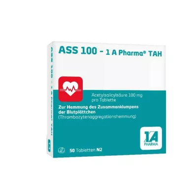 ASS 100-1A Pharma TAH tabletta, 50 db
