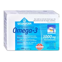 GESUNDFORM Omega-3 1000 mg Vega lágy kapszula, 100 kapszula