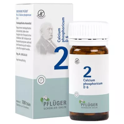 Biokémia Pflueger 2 Calcium phosphoricum D 6 tabletta, 100 db