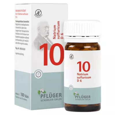Biokémia Pflueger 10 Natrum sulfuricum D 6 tabletta, 100 db