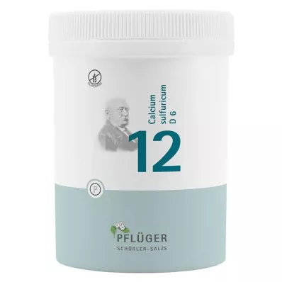 Biokémia Pflueger 12 Calcium sulfuricum D 6 tabletta, 1000 db