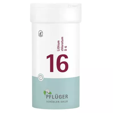Biochemistry Pflueger 16 Lithium chloratum D 6 tabletta, 400 db Biochemistry Pflueger 16 Lithium chloratum D 6 tabletta, 400 db