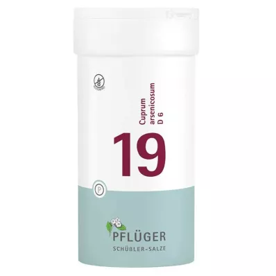 Biochemistry Pflueger 19 Cuprum arsenicosum D 6 tabletta, 400 db