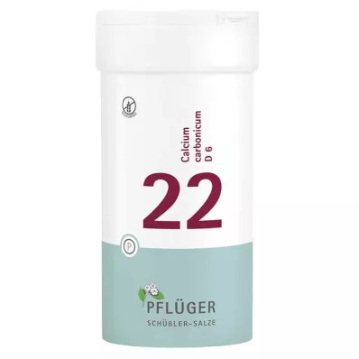 Biochemistry Pflueger 22 Calcium carbonicum D 6 tabletta, 400 db Biochemistry Pflueger 22 Calcium carbonicum D 6 tabletta, 400 db