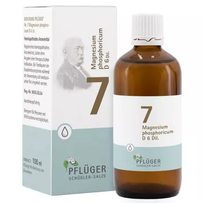Biochemistry Pflueger 7 Magnesium phosphoricum D 6 csepp, 100 ml