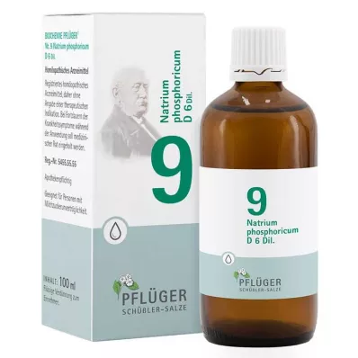 Biochemistry Pflueger 9 Natrum phosphoricum D 6 csepp, 100 ml Biochemistry Pflueger 9 Natrum phosphoricum D 6 csepp, 100 ml