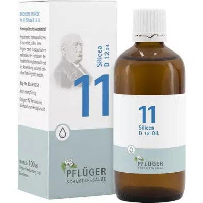 BIOCHEMIE Ploughmans 11 Silicea D 12 csepp, 100 ml