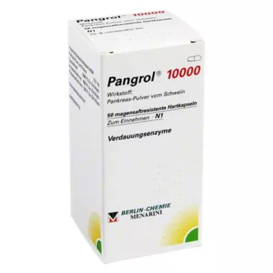 Pangrol 10000 kemény kapszula gyomornedv-ellenálló bevonattal, 50 db Pangrol 10000 kemény kapszula gyomornedv-ellenálló bevonattal, 50 db