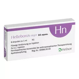 HELLEBORUS NIGER D 3 aquos.ampulla, 8 db