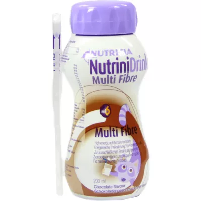 NUTRINIDRINK MultiFibre csokoládé ízesítés, 200 ml