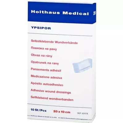 WUNDVERBAND Ypsipor steril 10x20 cm, 10 db WUNDVERBAND Ypsipor steril 10x20 cm, 10 db