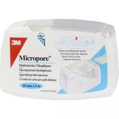 MICROPORE Nem szőtt gipsz 2,5 cm x 5 m, letéphető 1530NP-1SD, 1 db