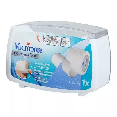 MICROPORE Nem szőtt gipsz 2,5 cm x 5 m, letéphető 1530NP-1SD, 1 db MICROPORE Nem szőtt gipsz 2,5 cm x 5 m, letéphető 1530NP-1SD, 1 db