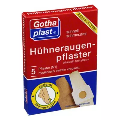 GOTHAPLAST Cornmed kukoricagipsz 2x6 cm, 5 db