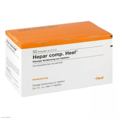 HEPAR COMP.sarokampullák, 50 db