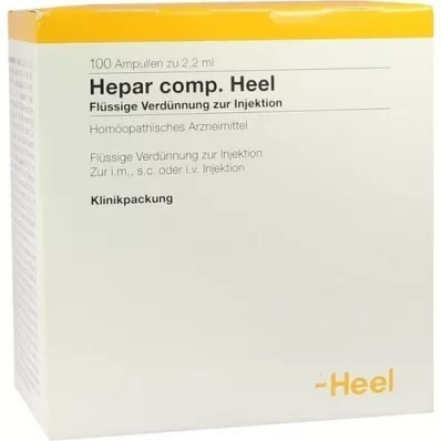 HEPAR COMP.sarokampullák, 100 db