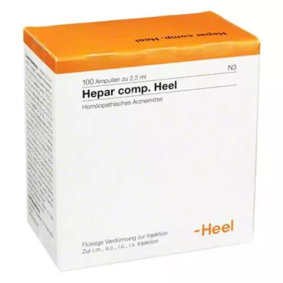HEPAR COMP.sarokampullák, 100 db
