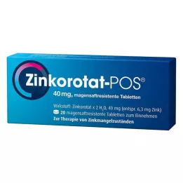 ZINKOROTAT POS bélsavmentes bevont tabletta, 20 db