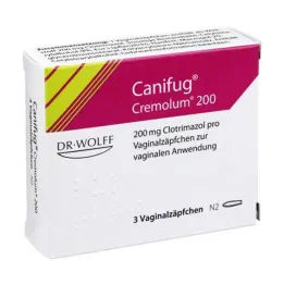 CANIFUG Cremolum 200 hüvelykúp, 3 db