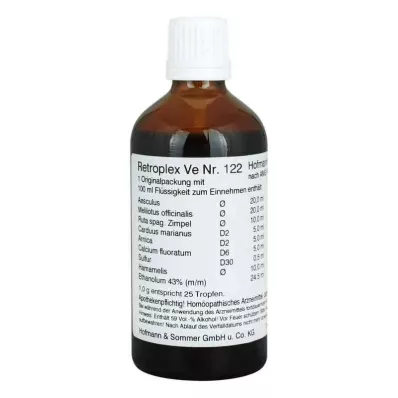 RETROPLEX VE 122-es számú csepp, 100 ml RETROPLEX VE 122-es számú csepp, 100 ml