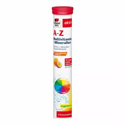 DOPPELHERZ A-Z Multivitamin+Ásványi anyagok pezsgőtabletta, 15 db DOPPELHERZ A-Z Multivitamin+Ásványi anyagok pezsgőtabletta, 15 db