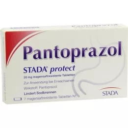 PANTOPRAZOL STADA protect 20 mg bélsavmentes bevont tabletta, 7 db