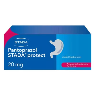 PANTOPRAZOL STADA protect 20 mg bélsavmentes bevont tabletta, 7 db