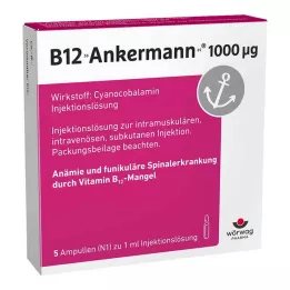B12 ANKERMANN 1,000 μg Ampullák, 5X1 ml