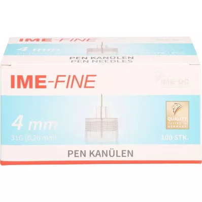 IME-finom univerzális tollkanül 31 G 4 mm, 100 db