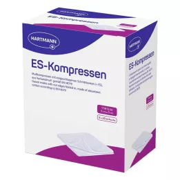 ES-KOMPRESSEN steril 5x5 cm 12x ömlesztett csomag, 5X20 db