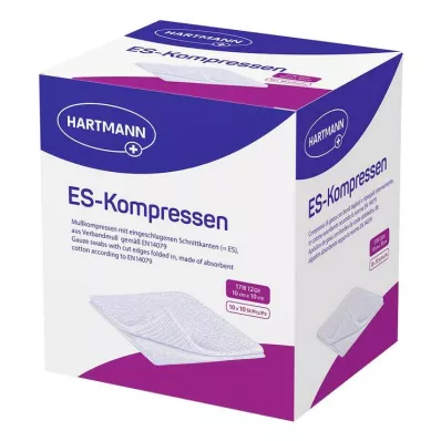 ES-Steril 10x10 cm-es nagy csomag, 10x10 darab tömörítés