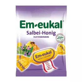 EM-EUKAL Cukorkák zsálya mézes cukros, 75 g