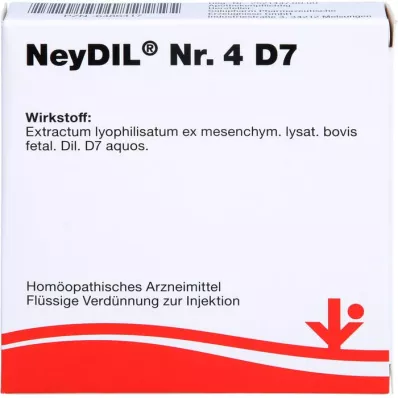 NEYDIL No.4 D 7 ampullák, 5X2 ml