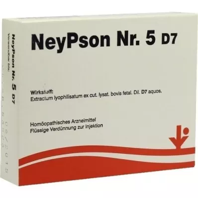 NEYPSON No.5 D 7 ampullák, 5X2 ml