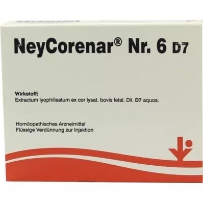NEYCORENAR No.6 D 7 ampullák, 5X2 ml