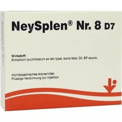 NEYSPLEN No.8 D 7 ampullák, 5X2 ml