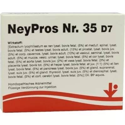 NEYPROS No.35 D 7 ampullák, 5X2 ml