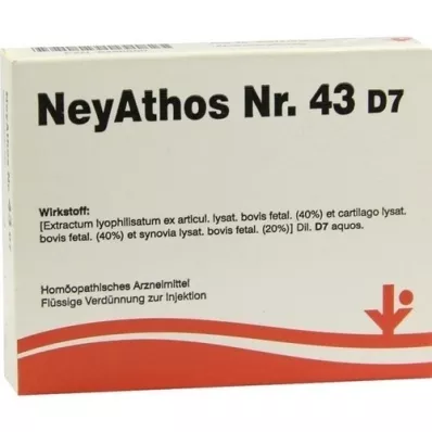 NEYATHOS No.43 D 7 ampullák, 5X2 ml