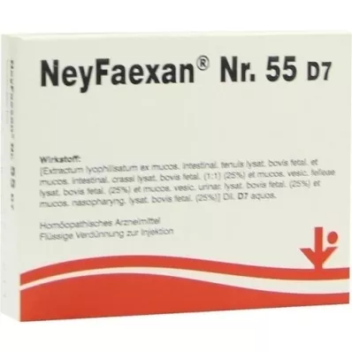 NEYFAEXAN No.55 D 7 ampullák, 5X2 ml