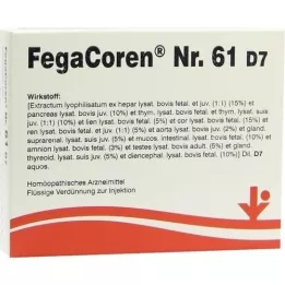 FEGACOREN No.61 D 7 ampullák, 5X2 ml